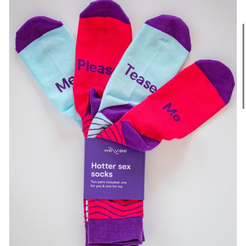 Good vibrations we vibe hotter sex socks